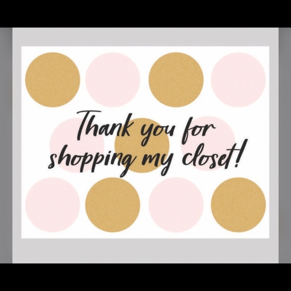 Thank you for purchasing 😘🥰